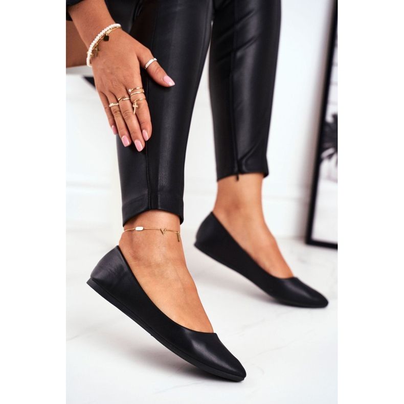 PS1 Elegante balerini de damă negru Maude 1 PS1 Elegante balerini de damă negru Maude 1