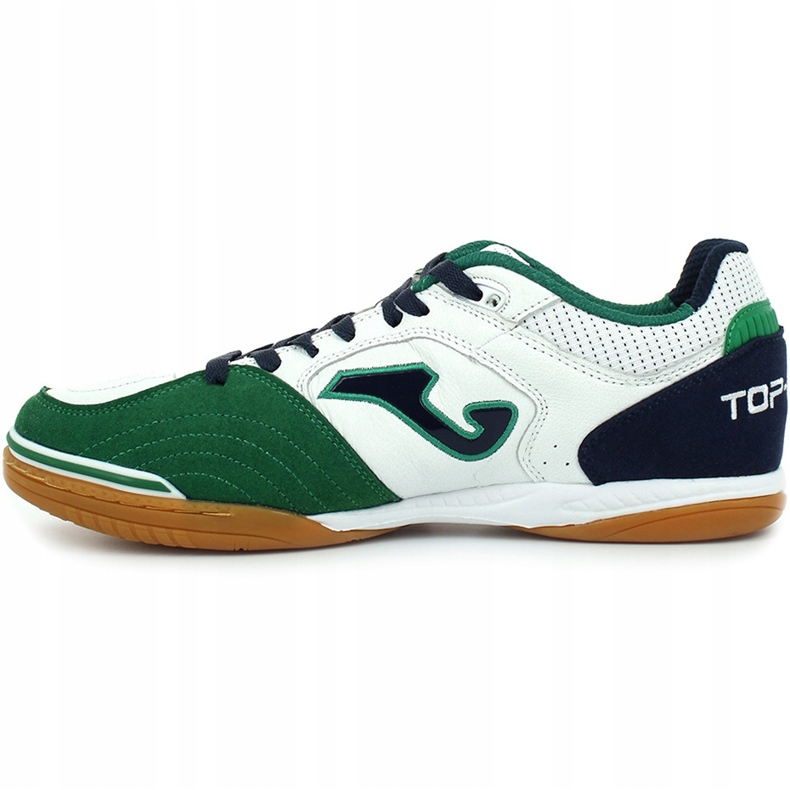 Cizme de fotbal Joma Top Flex 932 Sala În alb, verde și bleumarin albastru marin 1