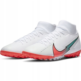 Pantof de fotbal Nike Mercurial Superfly 7 Academy Tf AT7978 163 alb alb 3