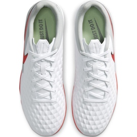 Pantof de fotbal Nike Tiempo Legend 8 Academy Tf AT6100 163 alb alb 1