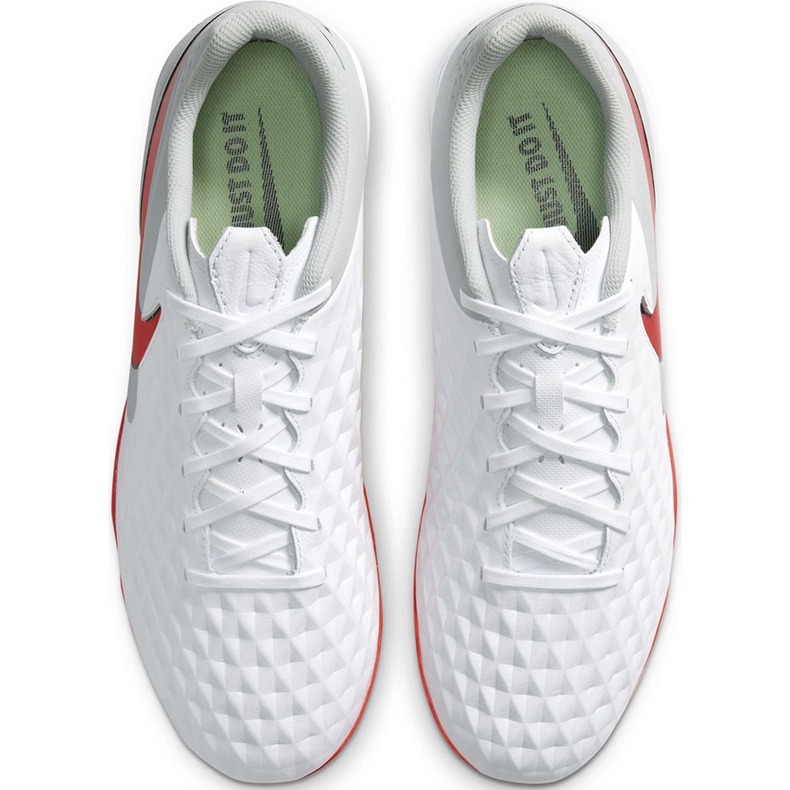 Pantof de fotbal Nike Tiempo Legend 8 Academy Tf AT6100 163 alb alb 1