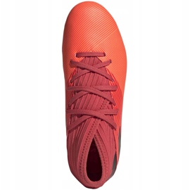 Ghete de fotbal Adidas Nemeziz 19.3 Fg Junior EH0492 portocale roșu 1