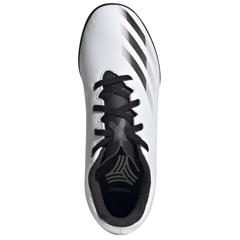 Ghete de fotbal Adidas X GHOSTED.4 Tf Junior FW6801 alb gri 1