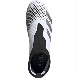 Ghete de fotbal Adidas Predator 20.3 Ll Fg FW9198 alb alb 1