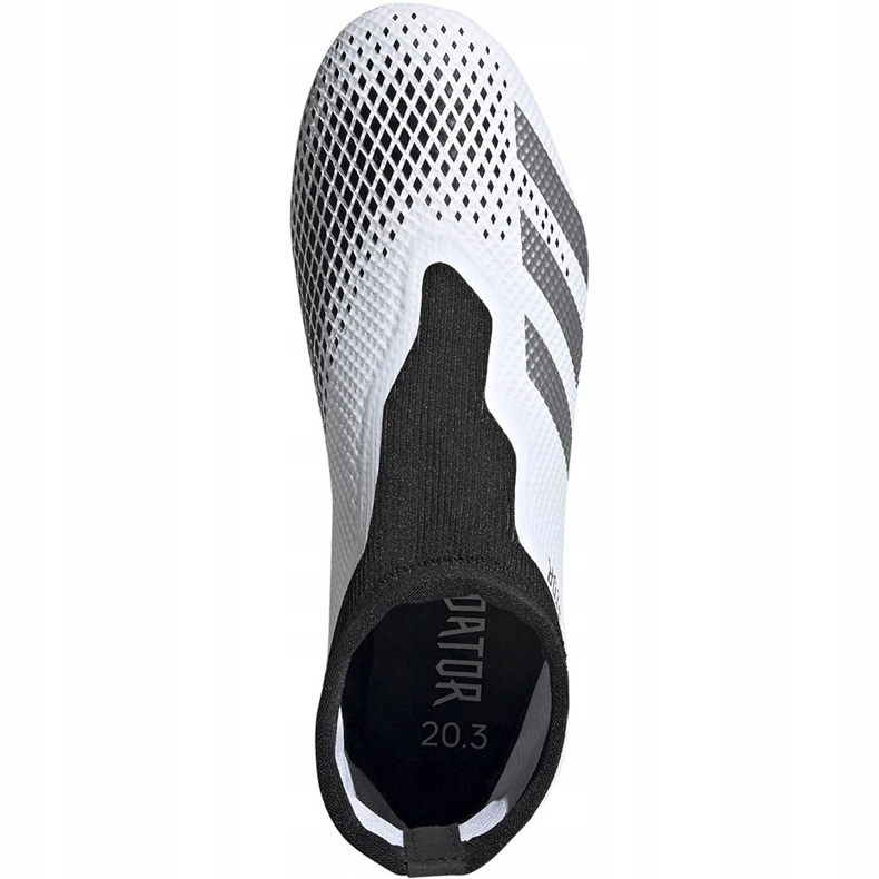 Ghete de fotbal Adidas Predator 20.3 Ll Fg FW9198 alb alb 1