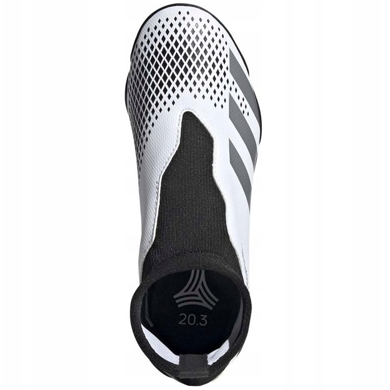 Ghete de fotbal Adidas Predator 20.3 Ll Tf Junior FW9211 alb alb 1