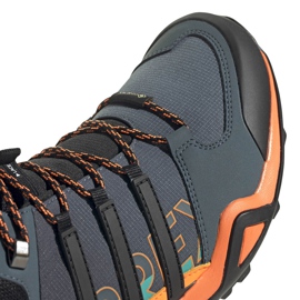 Pantofi bărbați Adidas Terrex Swift gri-portocaliu-albastru FV6840 portocale multicolor 3