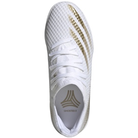 Adidas X GHOSTED.3 În ghete de fotbal Junior EG8225 alb alb 1