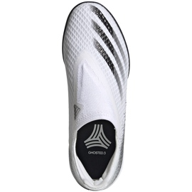 Ghete de fotbal Adidas X GHOSTED.3 Ll Tf Junior EG8150 ['alb'] alb 1