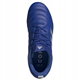 Ghete de fotbal Adidas Copa 20.3 Fg Junior EH1810 albastru albastru 1