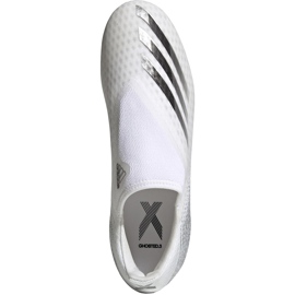 Ghete de fotbal Adidas X GHOSTED.3 Ll Fg EG8165 alb alb 1