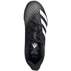 Ghete de fotbal Adidas Predator 20.4 Tf Junior FW9223 negru negru 1