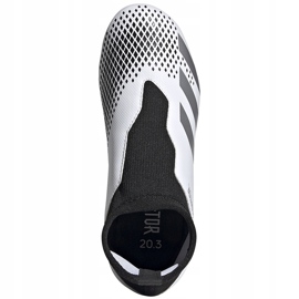 Ghete de fotbal Adidas Predator 20.3 Ll Fg Junior FW9212 alb alb 1