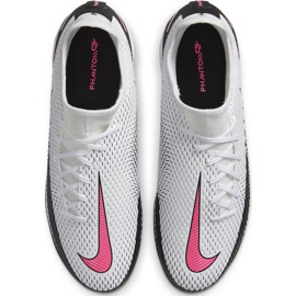 Pantof de fotbal Nike Phantom Gt Academy Df Ic CW6668 160 alb alb 1