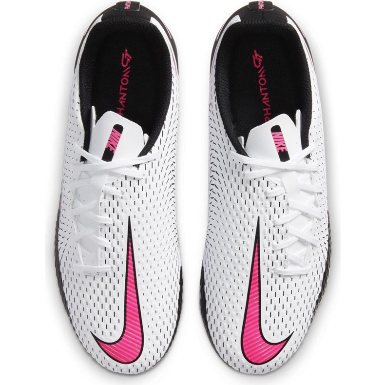 Pantofi de fotbal Nike Jr Phantom Gt Academy FG / MG CK8476 160 alb alb 1