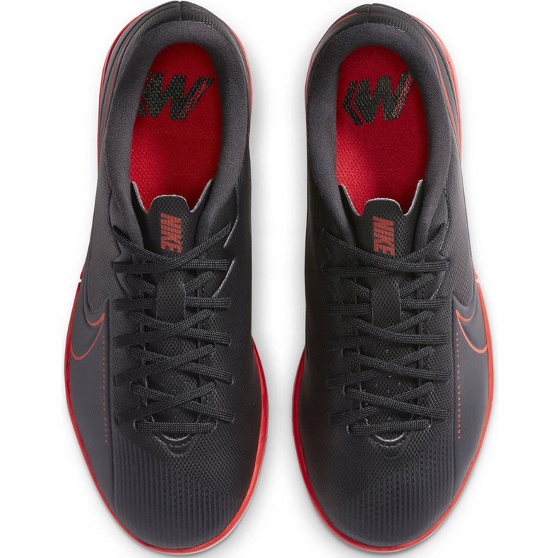 Pantof de fotbal Nike Mercurial Vapor 13 Academy Ic Junior AT8137 060 negru, roșu negru 1