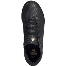Ghete de fotbal Adidas Nemeziz 19.4 Tf Jr negre EG3313 pentru copii negru negru 1