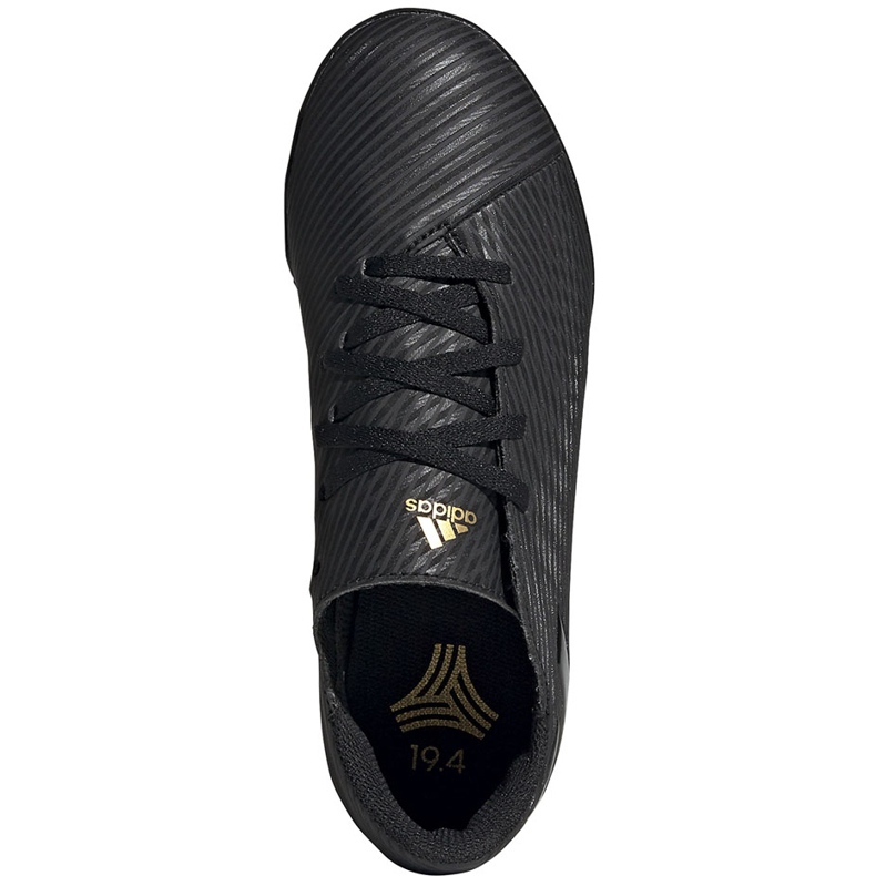 Ghete de fotbal Adidas Nemeziz 19.4 Tf Jr negre EG3313 pentru copii negru negru 1