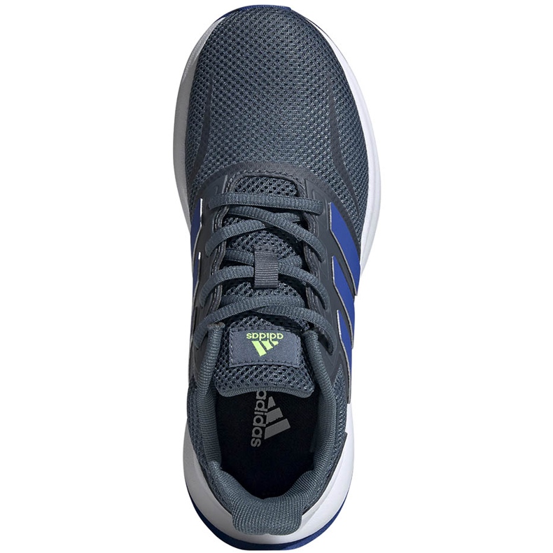 Pantofi copii Adidas Runfalcon K gri-albastru FV9442 1