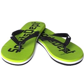 Papuci bărbați 4F verde neon H4L20 KLM006 41N 1