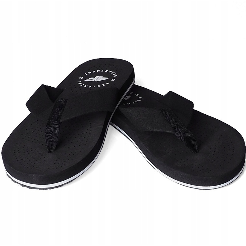 Papuci pentru bărbați 4F negru profund H4L20 KLM004 20S 1