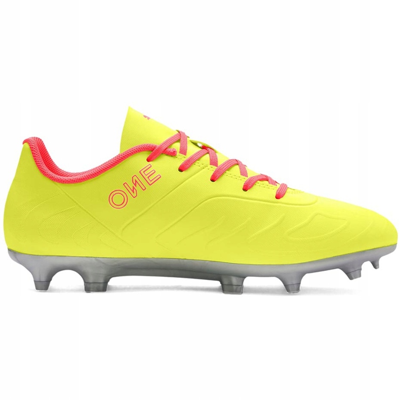 Ghete de fotbal Puma One 20.4 Osg Fg Ag 105973 01 pentru copii galben 1