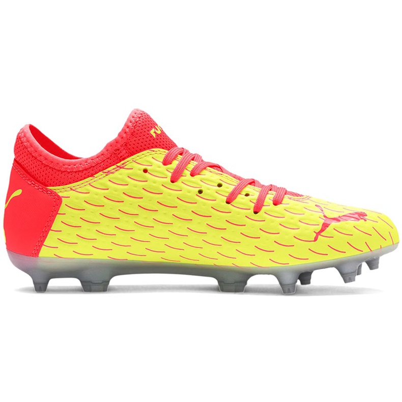 Ghete de fotbal Puma Future 5.4 Osg Fg Ag 105949 01 pentru copii roșu galben 1