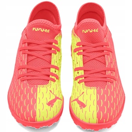 Ghete de fotbal Puma Future 5.4 Osg Tt 105952 01 pentru copii roșu / galben roșu 2