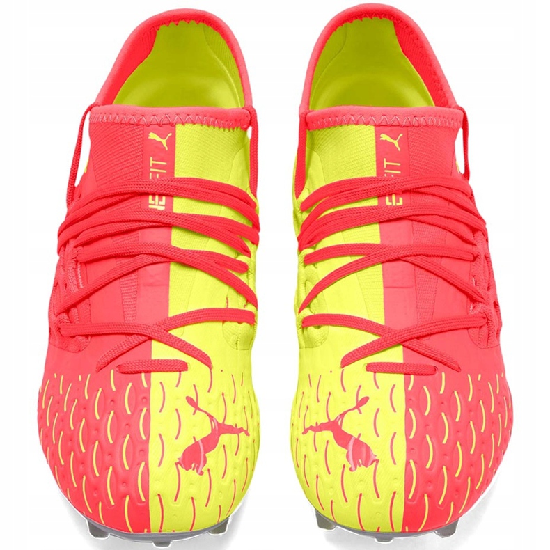 Ghete de fotbal Puma Future 5.3 Netfit Osg Fg Ag 105947 01 pentru copii galben 2