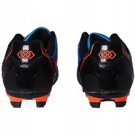 Ghete de fotbal Atletico Fg albastru XT041-15519 albastru, portocaliu 7