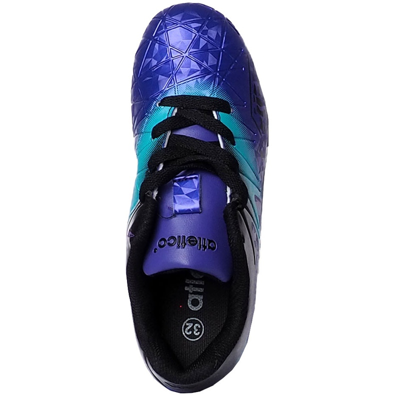 Ghete de fotbal pentru copii Atletico Fg violet XT2094-S77053 albastru 1