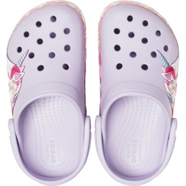 Crocs pentru copii FunLab Unicorn Band Cg K violet 206270 530 1