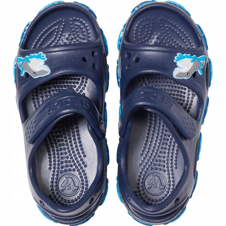 Sandale Crocs pentru copii Crocs Fl Shark Band Sandal B bleumarin 206365 410 albastru marin 1