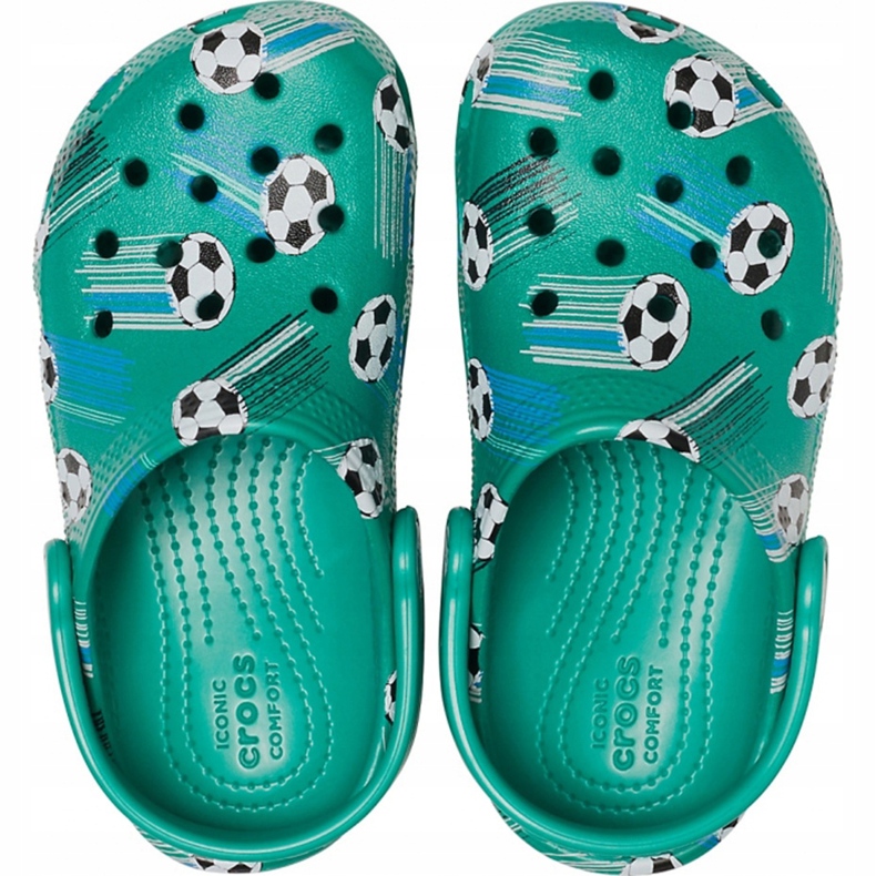 Sabot Crocs pentru copii Sport Classic Classic, verde, verde, 206417 3TJ 1