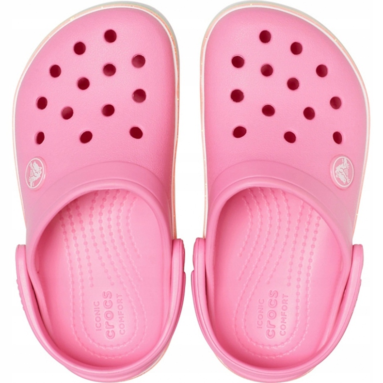 Crocs pentru copii Crocband Rainbow Glitter Clg K roz 206 151 669 1