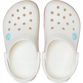Crocs pentru copii Crocband Rainbow Glitter Clg K alb 206151 100 1