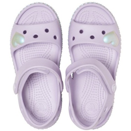 Sandale Crocs pentru copii Crocband Imagination Sandal Ps violet 206 145 530 1