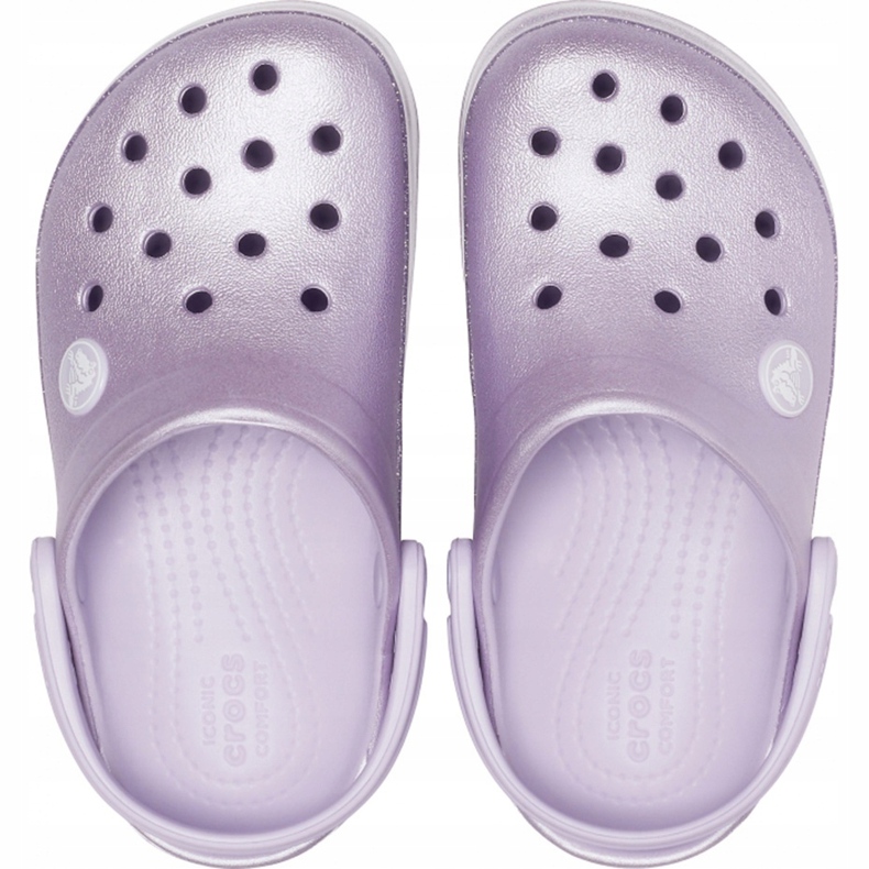 Crocs pentru copii Crocband Glitter Clog Kids violet 205 936 530 1
