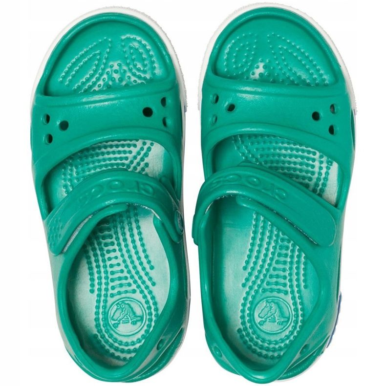 Sandale Crocs pentru copii Crocband Ii Sandal Ps Kids verde-albastru 14854 3TV 1