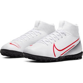 Pantof de fotbal Nike Mercurial Superfly 7 Academy Tf Jr AT8143 160 multicolor alb 3