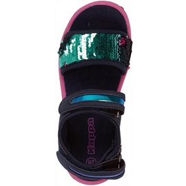 Sandale pentru copii Kappa Seaqueen K Încălțăminte copii bleumarin-roz 260767K 6722 albastru marin multicolor 1