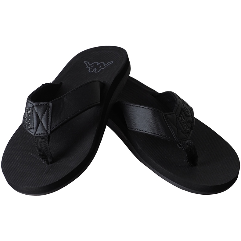 Papuci bărbați negri Kappa Rodeen 242808 1116 negru 1