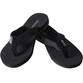 Papuci negri pentru femei Kappa Pahoa 242668 1111 negru 1