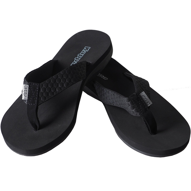 Papuci negri pentru femei Kappa Pahoa 242668 1111 negru 1