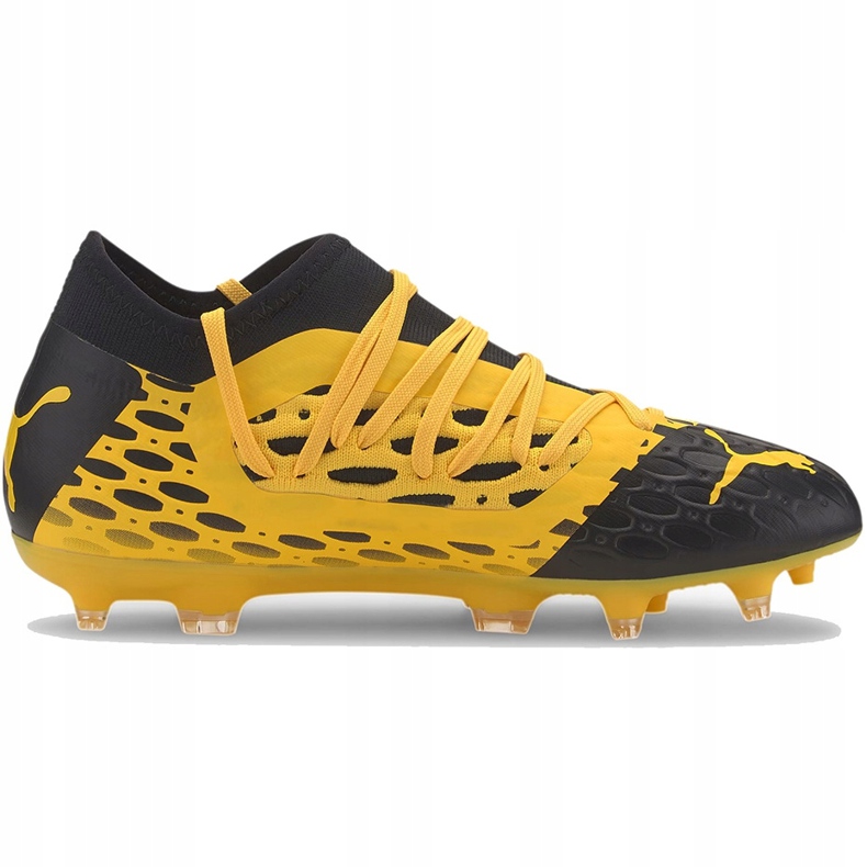 Ghete de fotbal Puma Future 5.3 Netfit Fg Ag Junior 105806 03 galben 1
