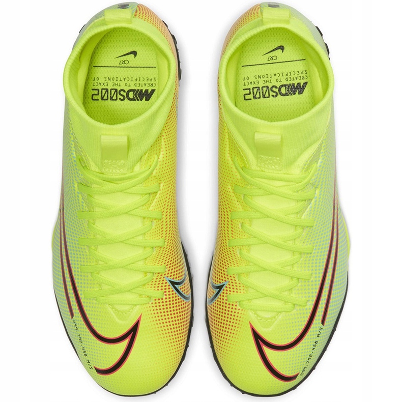Pantof de fotbal Nike Mercurial Superfly 7 Academy Mds Tf BQ5435 703 albastru, celadon verde 1