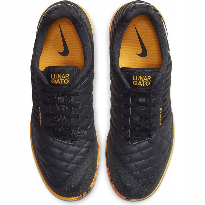 Ghete de fotbal Nike LunarGato Ii 580456 018 negru negru 1