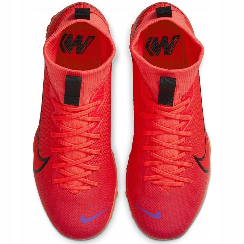 Pantof de fotbal Nike Mercurial Superfly 7 Academy Tf Junior AT8143 606 roșu roșu 1