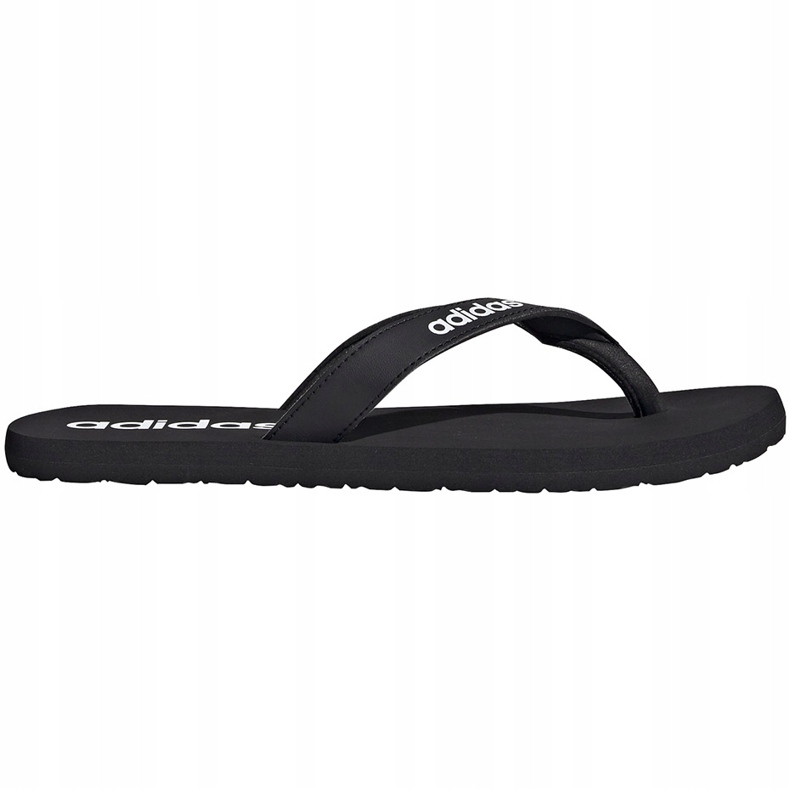 Papuci Adidas Eezay Flip Flop negri EG2042 alb negru 2