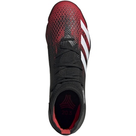 Ghete de fotbal Adidas Predator 20.3 Tf negru și roșu EF2208 multicolor 1